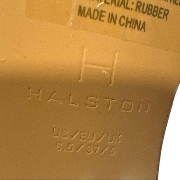 Revolve H by Halston Rose Gold and Silver Practical Block Heel Sandals NWOT - Picture 11 of 12